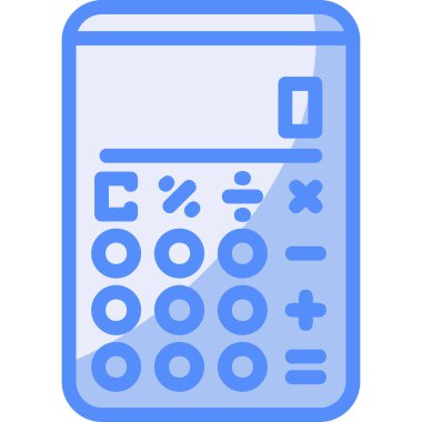 hesap makinesi simge, basit vektör çizim