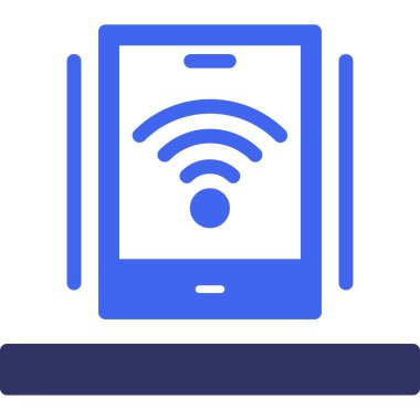 wifi düz vektör simgesi