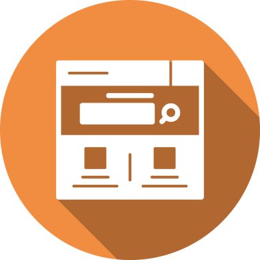 Web simgesi, bilginin vektör illüstrasyonu