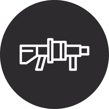 Silah simgesinin vektör illüstrasyonu