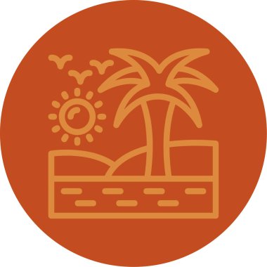 Avuç içi. Web simgesi basit illüstrasyon