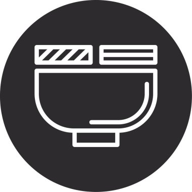 Modern simgenin vektör illüstrasyonu