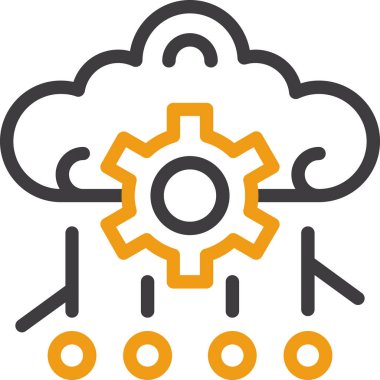 bulut veri depolama simgesi