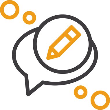 Vektör iletisi Simgesi illüstrasyonu