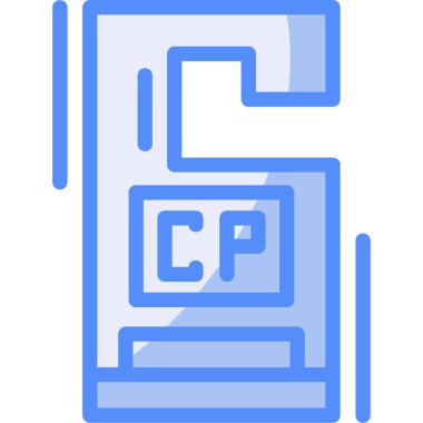 kod web simgesi basit illüstrasyon