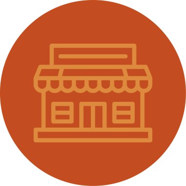 bina simgesi, vektör illüstrasyonu