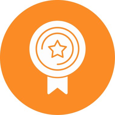 Rozet. Web simgesi vektör illüstrasyonu