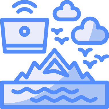 bulut hesap yapmak teknoloji simgesi