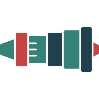 Dambıl. Web simgesi basit illüstrasyon