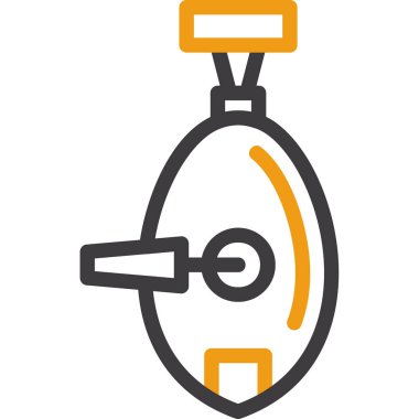 Modern simgenin vektör illüstrasyonu