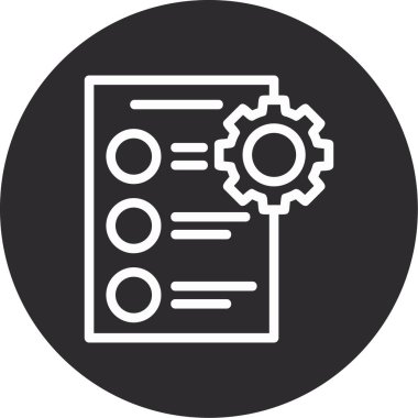 Vektör ayarı Simge illüstrasyonu