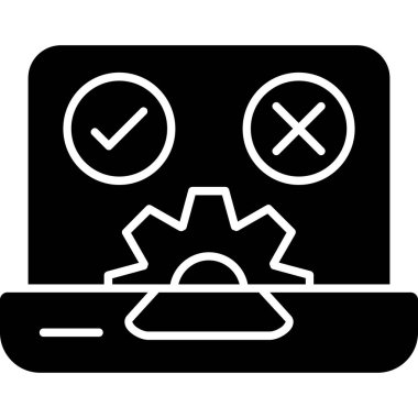 bilgisayar hatası simgesi, basit biçim