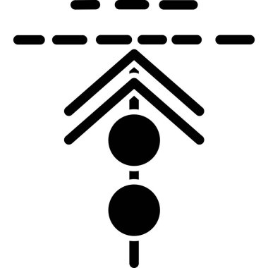 Trafik ışığı simgesi ana hat biçiminde