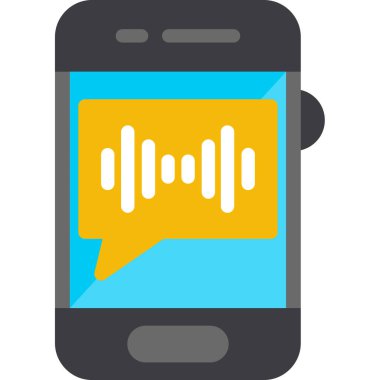 Sohbet mesajı vektör illüstrasyonu