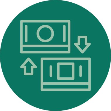 Modern b 'nin vektör illüstrasyonu eksik simgesi