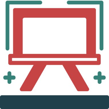 TV simgesi, vektör illüstrasyonu