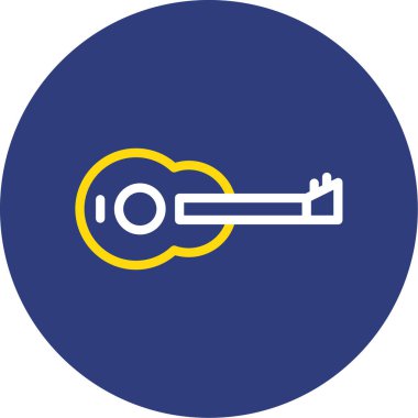 Kolayca düzenleyebilen veya düzenleyebilen Anahtar Düz Vektör Simgesi