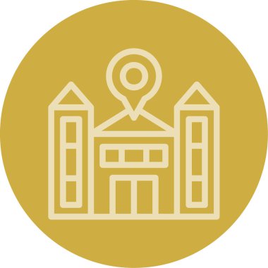 Şehir kurma vektör simgesi