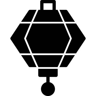 Katı stilde bowling sporu simgesi