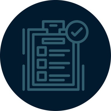 Belge simgesinin vektör illüstrasyonu