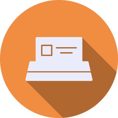 Bilgisayar. Web simgesi basit illüstrasyon