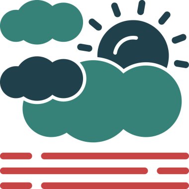 bulut simgesi, vektör illüstrasyonu