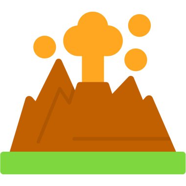 Volkan volkanı ikonu