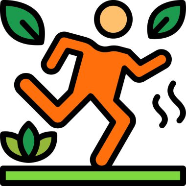 Vektör içinde çalışan çalıştırıcı simgesi