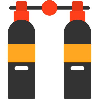 alkol şişesi vektör simgesi. düz çizim tasarımı.