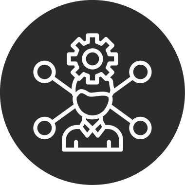 seo modern simgesinin vektör illüstrasyonu