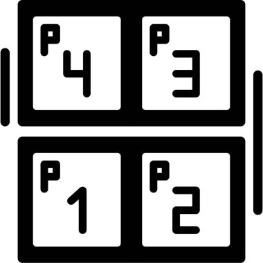 Modern b 'nin vektör illüstrasyonu eksik simgesi