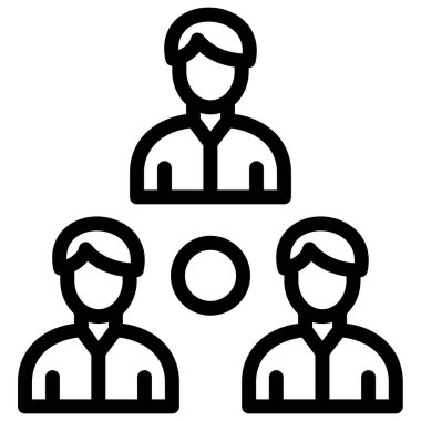 iş takımı simgesi vektör illüstrasyon tasarımı