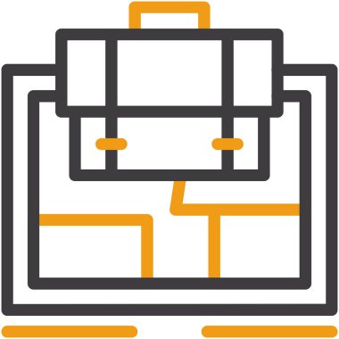 çanta teslim lojistik simgesi