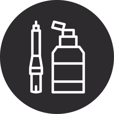 Yapıştırıcı. Web simgesi basit tasarım