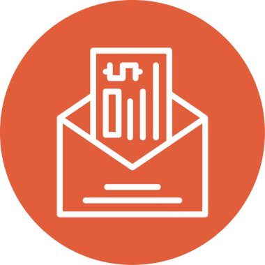 Zarf mektup simge vektör çizim