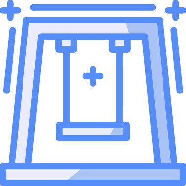 Yazıcı. Web simgesi basit illüstrasyon