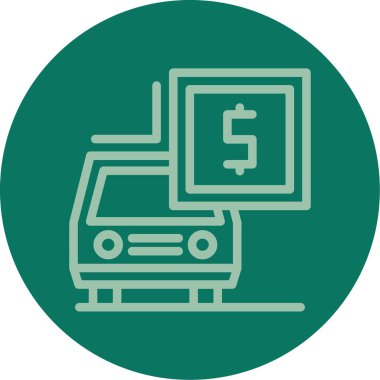 Vektör Doları simge tasarlamak