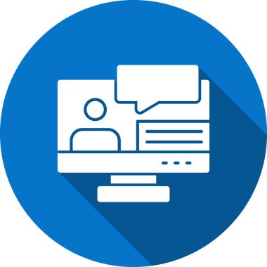 İş dünyası için web simgesi, masaüstü için vektör illüstrasyonu,