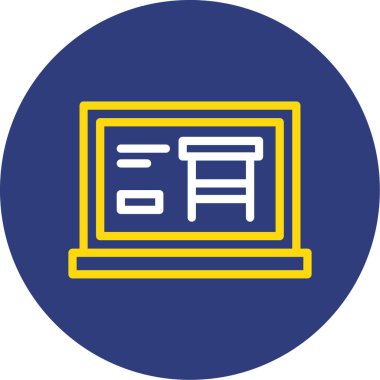 seo modern simgesinin vektör illüstrasyonu