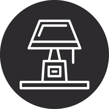 Lamba. Web simgesi basit illüstrasyon