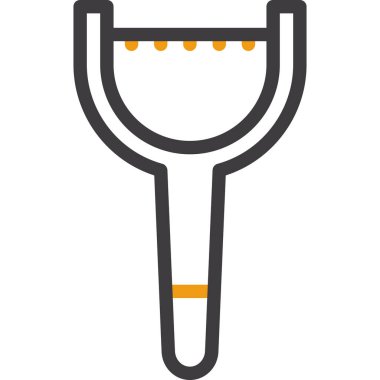 Çizgi film simgesinin vektör çizimi