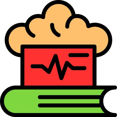 bulut simgesi, vektör illüstrasyonu