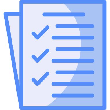 belge simgesi vektör illüstrasyonu