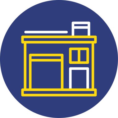 ev simgesi vektör illüstrasyonu