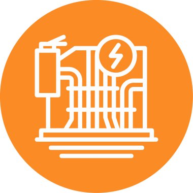 Modern bir simgenin vektör illüstrasyonu