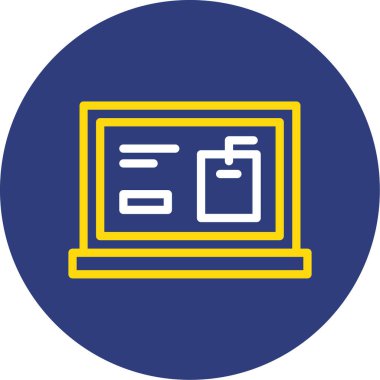 Ağ simgesi. Web 'in vektör illüstrasyonu