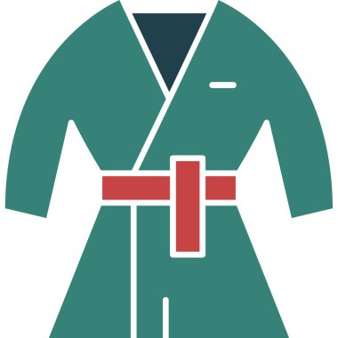 giysi simgesi, modern vektör illüstrasyonu