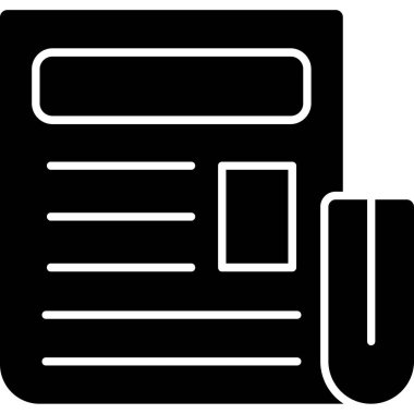 Kitap. Web simgesi basit illüstrasyon