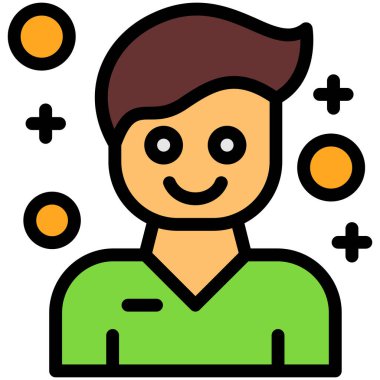 avatar erkek insan simgesi - özet biçimi