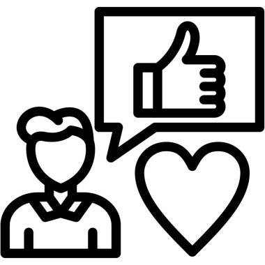 Ana hatlı müşteri geribildirim simgesi